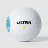 Waterski, golfballen (Logo)