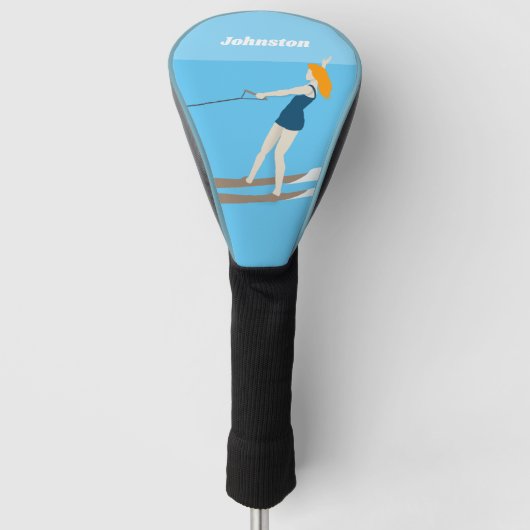Waterski, golfheadcover (Voorkant)