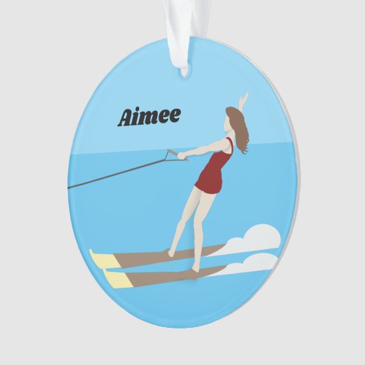 Waterski, ornament (voorkant)