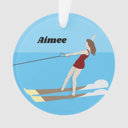 Waterski,  ornament (voorkant)