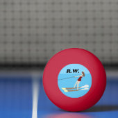 Waterski,  pingpongballen (Net)