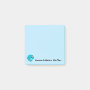 Waterski, post-it® notes