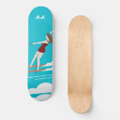 Waterski, skateboard (Voorkant)