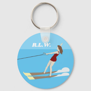 Waterski, sleutelhanger