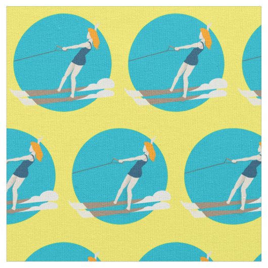 Waterski, stof (Close Up)