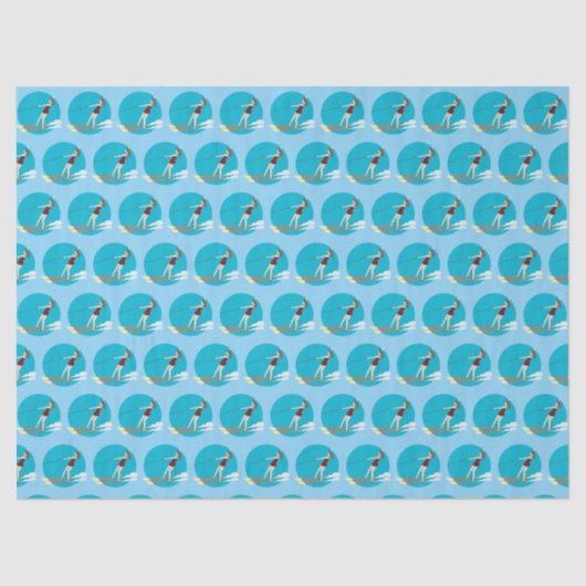 Waterski,  tissuepapier (Voorkant)