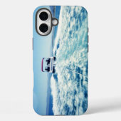 Waterskiën achter speedboot horizontale foto Case-Mate iPhone case (Achterkant)