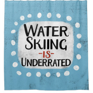 Waterskiën is een onderschat douchegordijn