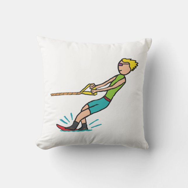 Waterskiën Kussen (Voorkant)