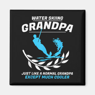 Waterskiën Opa Mannen Extreme Sporten Ski Touw Magneet