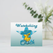 Waterskiing Chick #7 Briefkaart (Staand voorkant)