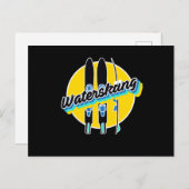 Waterskiing Waterski Watersport Briefkaart (Voorkant / Achterkant)