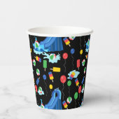 Waterslide Kinder Zomer Jongen Meisje Fun Papieren Bekers (Achterkant)