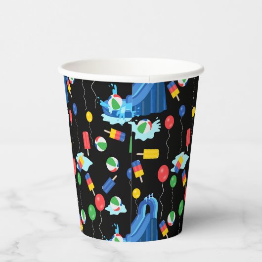 Waterslide Kinder Zomer Jongen Meisje Fun Papieren Bekers (Rechts)