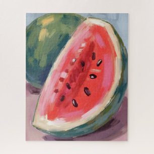 Watersnijding Fruit Waterverfschilderij Legpuzzel
