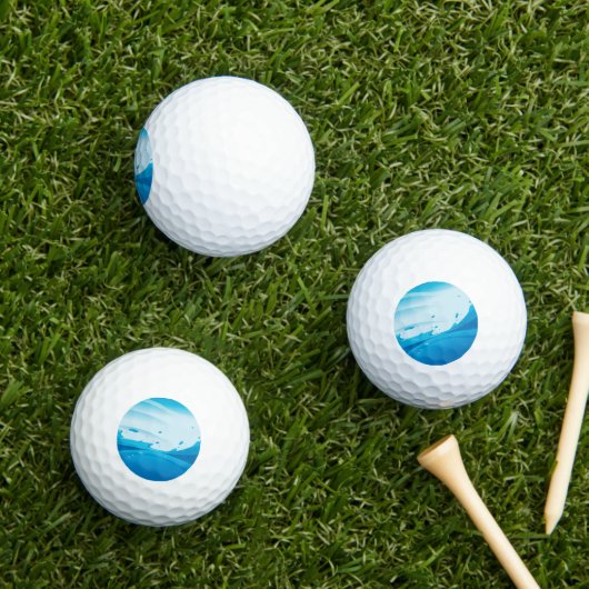 Waterspiegel op Golfballen (Insitu Gras)