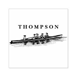 Watersport door roeiroeiroeiers voor vrouwen 	rubberstempel