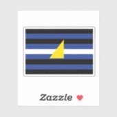 Watersport Pride-vlag Sticker (Vel)