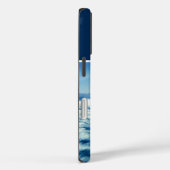 Watersport Verticale Foto Monogrammed Marine Blauw Case-Mate iPhone Case (Achterkant / Rechts)