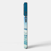 Watersport Verticale Foto Monogrammed Ocean Blue Case-Mate iPhone Case (Achterkant / Links)