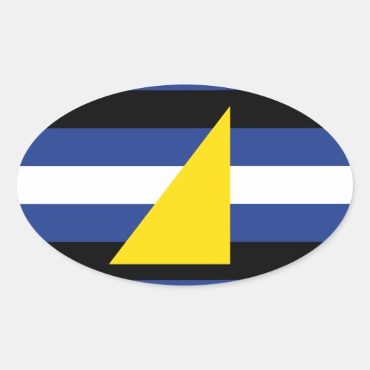 WATERSPORTPRIDE OVALE STICKER (Voorkant)