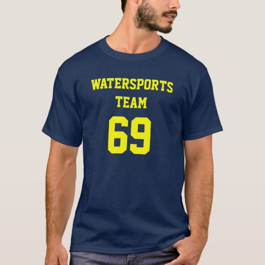 Watersportteam 69 t-shirt (Voorkant)