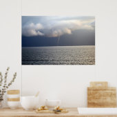 Waterspout in zee poster (Keuken)