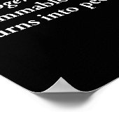 waterstof - een gas dat mensen raakt poster (Hoek)