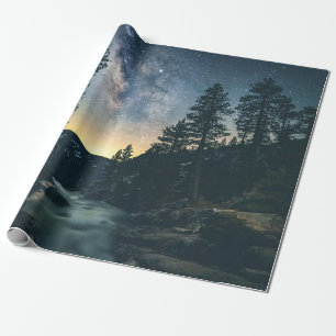 WATERSTOF TUSSEN BOMEN CADEAUPAPIER