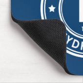 Waterstofelement Blauwe Muismat (Hoek)