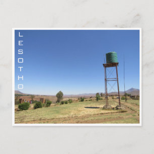 watertank van lesotho briefkaart