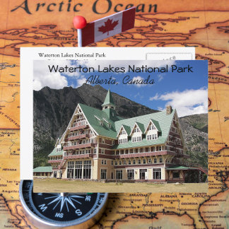 Waterton Lakes National Park, Alberta, Canada Briefkaart