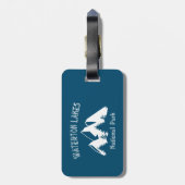 Waterton Lakes National Park Bagagelabel (Achterkant verticaal)