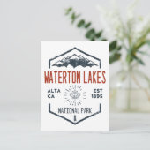 Waterton Lakes National Park Canada  Briefkaart (Staand voorkant)