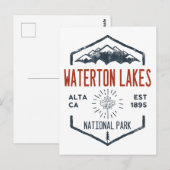 Waterton Lakes National Park Canada  Briefkaart (Voorkant / Achterkant)