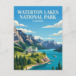 Waterton Lakes National Park Canada Briefkaart