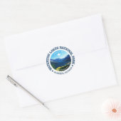 Waterton Lakes NP Ronde Sticker (Envelop)