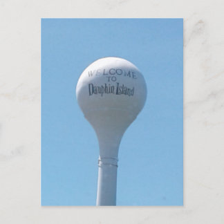Watertoren - Dauphin Island, Alabama Briefkaart