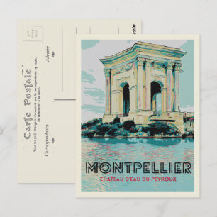 Watertoren van Peyroux - iconisch monument Montpel Briefkaart