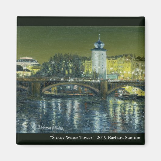 "Watertoren van Šitkov" Magneet (Voorkant)