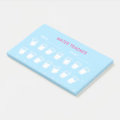 watertracker drink controleplanner post-it® notes (Schuin)