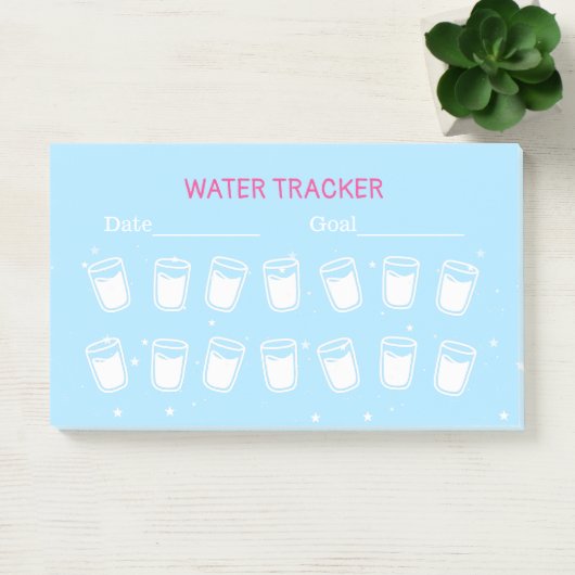 watertracker drink controleplanner post-it® notes (Kantoor)