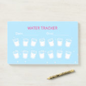 watertracker drink controleplanner post-it® notes (Op bureau)