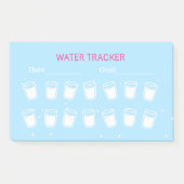 watertracker drink controleplanner post-it® notes (Voorkant)