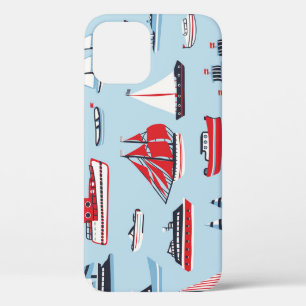 watertransport doedelpatroon iPhone 12 hoesje