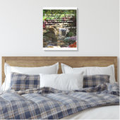 watertuin canvas afdruk (Insitu (Slaapkamer))