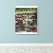 watertuin canvas afdruk (Insitu (Houten vloer))