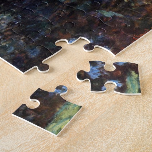 Watertuin in Giverny, Frankrijk door Claude Monet Legpuzzel (Zijkant)