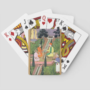 Watertuinen uit het Album Clive (gouache op pa) Pokerkaarten