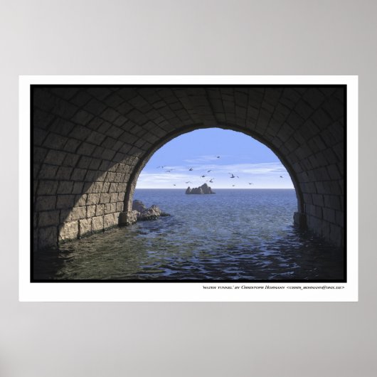 watertunnel poster (Voorkant)